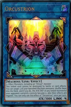 SOFU-EN045 ORCUSTRION ULTRA RARE 1ST EDITION YuGiOh CARD - Image 1