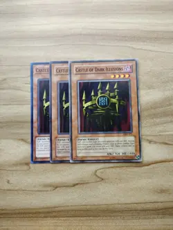 Yu-Gi-Oh! - Castle Of Dark Illusions 3X - Complete Playset Of Common Cards - Image 1