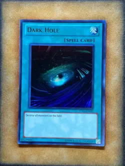 Yugioh Dark Hole TU05-EN001 Ultra Rare NM - Image 1