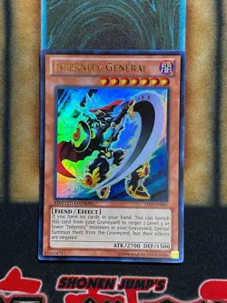 Yugioh Infernity General YF03-EN001 Ultra Rare Limited Edition NM - Image 1