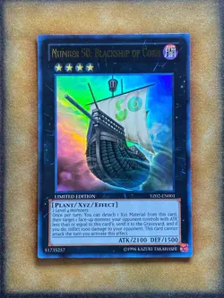 Yugioh Number 50: Blackship of Corn YZ02-EN001 Ultra Rare Limited Edition NM - Image 1