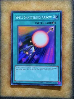 Yugioh Spell Shattering Arrow TU05-EN005 Super Rare LP - Image 1