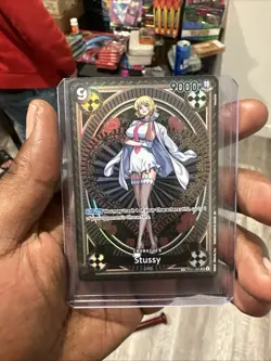 One Piece CCG TCG Stussy OP07-085 SP Special (Alt Art) English NM/M - Image 1