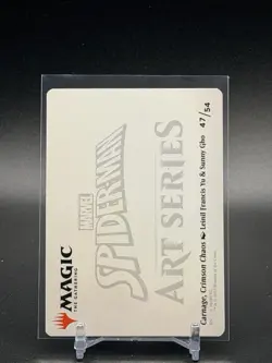 MTG: Marvel's Spider-Man (ASSPM): #47 Carnage, Crimson Chaos - Art Series Card - Image 2