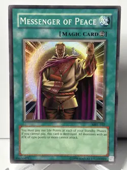 Yu-Gi-Oh! Messenger of Peace MRL-102 Super Rare Unlimited HP - Image 1
