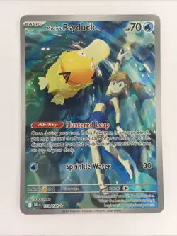 Pokemon TCG Misty’s Psyduck Destined Rivals 193/182 Illustration Rare Card NM* - Image 1