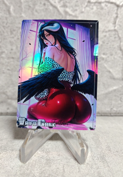Albedo Trading Card Waifu Goddess Story Anime Girl holo Karte Manga Full Art - Image 1