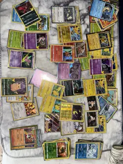 Pokemon TCG Mixed Card Lot Pikachu Mew Ditto Porygon-Z Machamp Foil Regular - Image 1