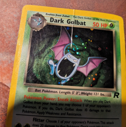 Pokemon Dark Golbat Holo Rare Unlimited Card 7/82 HP Condition Team Rocket -RARE - Image 2