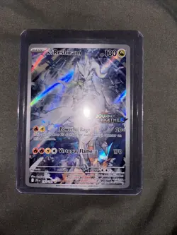 Pokemon TCG N's Reshiram Card 167/159 Stamped Illustration Rare Promo - Image 1