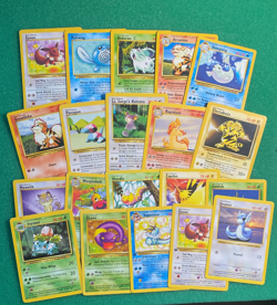 Pokemon TCG Lot Of 20 Ex Cards (Eevee,Poliwag, Nidoran,Arcanine, Meowth Others) - Image 1