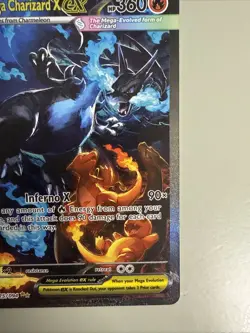 Pokemon TCG Mega charizard x ex 125/094 phantasmal flames Full Art Card Ungraded - Image 4