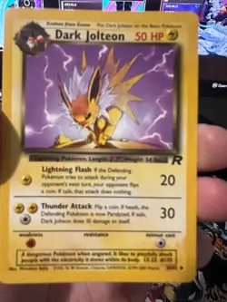 Dark Jolteon Team Rocket 38/82 Pokemon Card LP - Image 1