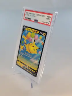 2021 Pokemon Celebrations Flying Pikachu V #006 PSA 9 MINT Holo Pokemon Card - Image 3