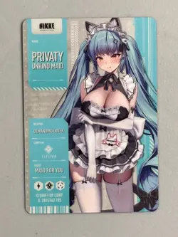 Privaty - Goddess of Victory: Nikke Silver Plastic Card - Image 2