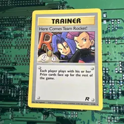 Here Comes Team Rocket! 71/82 Team Rocket Trainer Rare Pokemon Card Vintage - Image 1