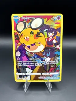 Dedenne TG07/TG30 Brilliant Stars Full Art Holo Pokemon Card - Image 1