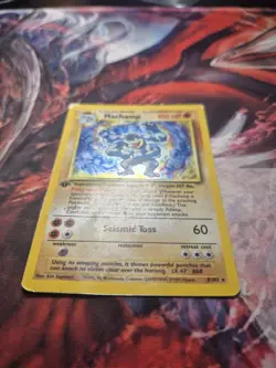 Machamp 8/102 Holo Rare 1st Edition Base Set WOTC Pokemon Card HP - Image 3