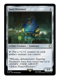 Steel Overseer Fallout MTG - Image 1