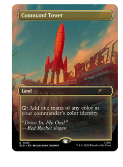 Command Tower (7097) - Fallout Secret Lair MTG - Image 1