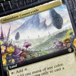 Abundant Countryside (Extended Art) Commander: Lorwyn Eclipsed Regular Mint Rare - Image 2