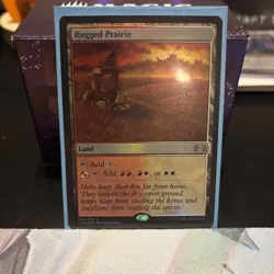MTG Rugged Prairie Double Masters Foil NM - Image 1