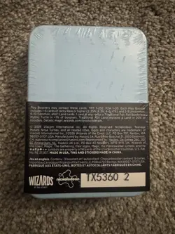 MTG TMNT Shredder Tin Blue 3 Play Boosters Magic Gathering Ninja Turtles Sealed - Image 4