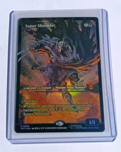 Super Shredder (Showcase) FOIL MTG Teenage Mutant Ninja Turtles M 285 Near Mint - Image 1