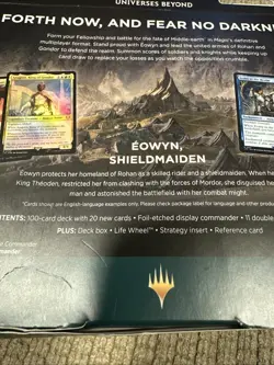 Lord of the Rings Riders of Rohan Commander Deck Magic The Gathering Game - Image 3