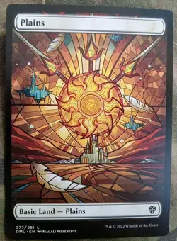 Magic The Gathering MTG PLAINS (277) SHOWCASE Dominaria United Regular - Image 1