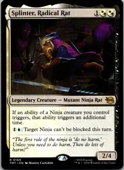 Splinter, Radical Rat R Teenage Mutant Ninja Turtles 169 NM - Image 1