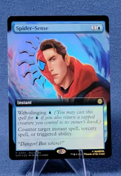 MTG Spider-Sense 284 Extended Art FOIL Promo Spider-Man Magic the Gathering TCG - Image 1
