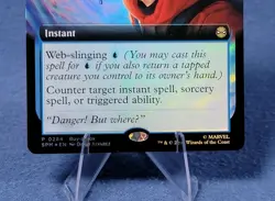 MTG Spider-Sense 284 Extended Art FOIL Promo Spider-Man Magic the Gathering TCG - Image 3