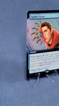 MTG Spider-Sense 284 Extended Art FOIL Promo Spider-Man Magic the Gathering TCG - Image 5