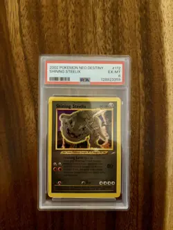 2002 Pokemon Neo Destiny SHINING STEELIX #112/105 EX-MT PSA 6 Secret RARE Unlmit - Image 1