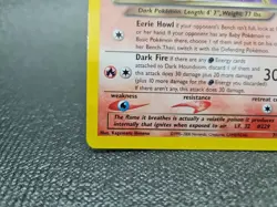 Pokemon TCG Dark Houndoom Neo Destiny Holo Card 7/105 Unlimited Rare - Image 4