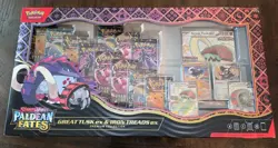 Pokemon Paldean Fates Great Tusk Iron Treads Ex Premium Collection - Image 1