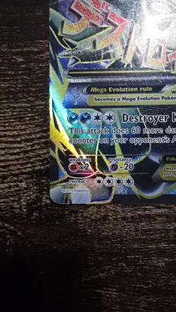 Pokemon M Tyranitar EX Full Art 92/98 XY-Ancient Origins Ultra Rare Holo NM Card - Image 2