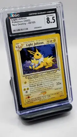 Light Jolteon - Pokemon Neo Destiny 48/105. NM/Mint+ (CGC 8.5) - Image 1