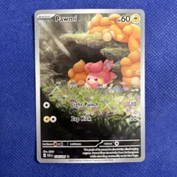 Pawmi 226/091 Illustration Rare Pokemon TCG SV: Paldean Fates NM - Image 1