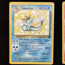 Vintage Pokemon TCG Lot - Vaporeon, Flareon, Dark Jolteon, Eevee (3) - LP - Image 2