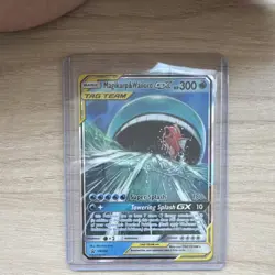 Pokemon Magikarp & Wailord GX TAG TEAM Promo Holo SM166 HP300 - Image 3