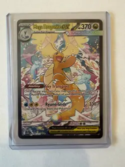 Mega Dragonite EX Secret Rare Full Art Holo ASC Set 290/217 Pokemon Card HP 370 - Image 1