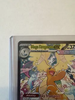 Mega Dragonite EX Secret Rare Full Art Holo ASC Set 290/217 Pokemon Card HP 370 - Image 3