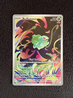 Pokemon TCG Bulbasaur 133/132 Secret Rare Mega Evolution Set – NM - Image 1