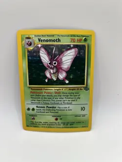 Pokemon Jungle Venomoth 13/64 Holo Rare WOTC - Image 1