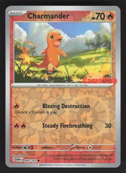 Charmander 004/165 Pokemon TCG Gamestop Exclusive Promo NM - Image 1