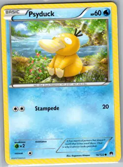 Psyduck 16/122 Non Holo XY - BREAKpoint - Pokemon Card - NM - Image 1