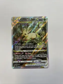 LEAFEON VSTAR GG35/GG70 Crown Zenith Galarian Gallery Holo Rare Pokemon TCG - Image 1