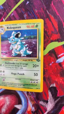 Pokemon TCG Nidoqueen Jungle 7/64 Holo Unlimited Holo Rare - Image 3